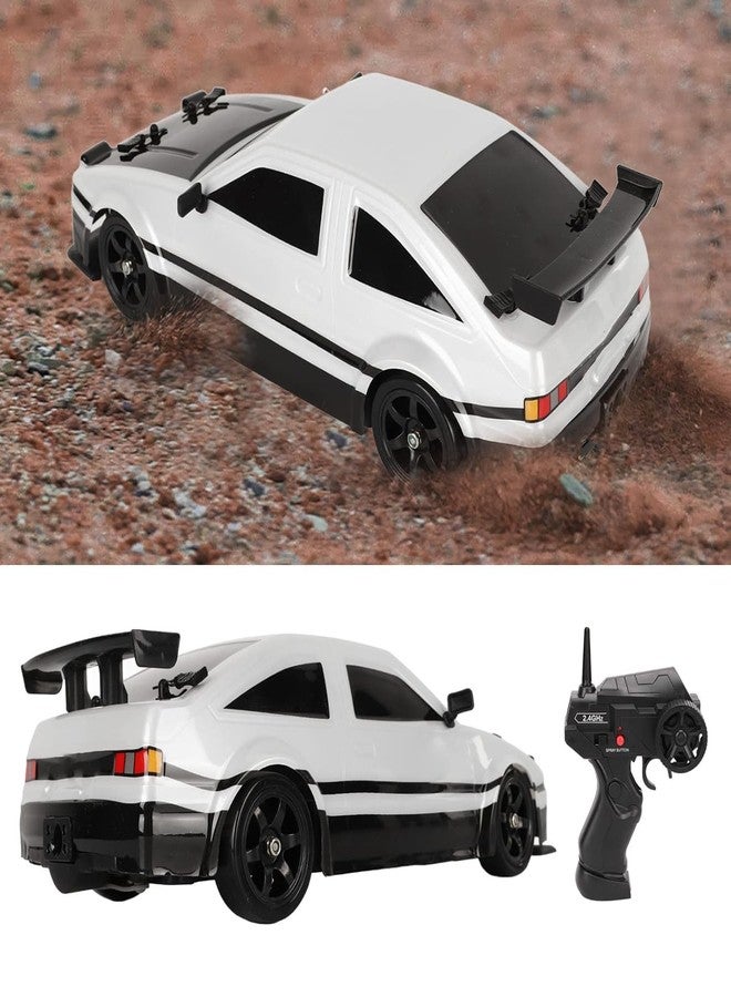 KING FORU Remote Control Car, RC Drift Car with 4 Wheel Drive, 1/16 2.4 GHz Simulated RC Drift Car Toy with 2 Sets of Tyres for Boys and Girls - Image 3